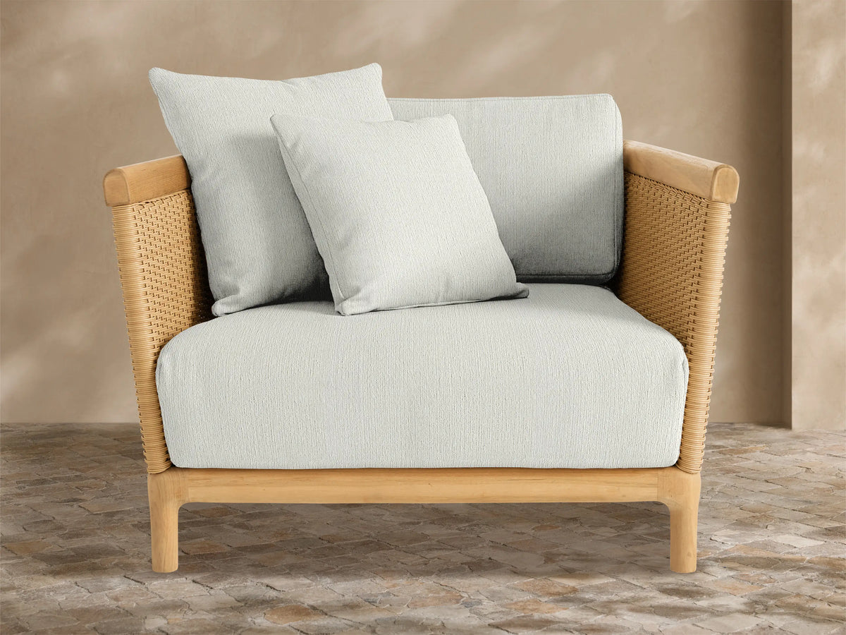 Puglia Outdoor Teak Lounge Chair