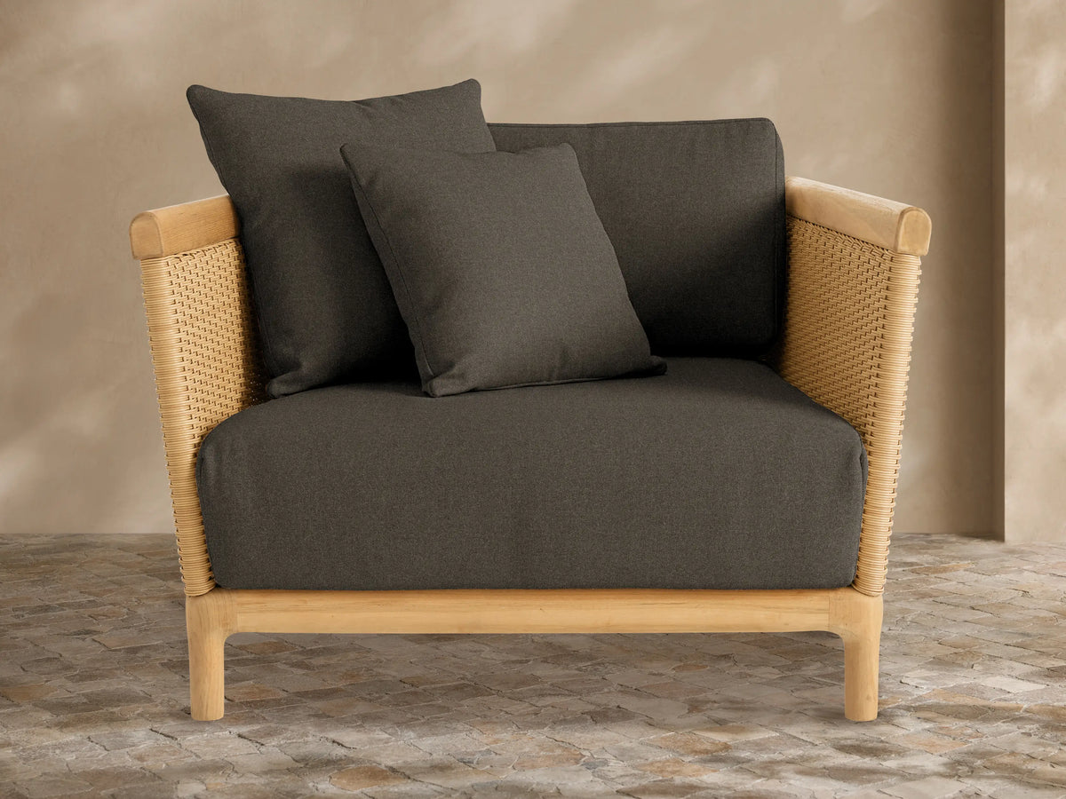 Puglia Outdoor Teak Lounge Chair