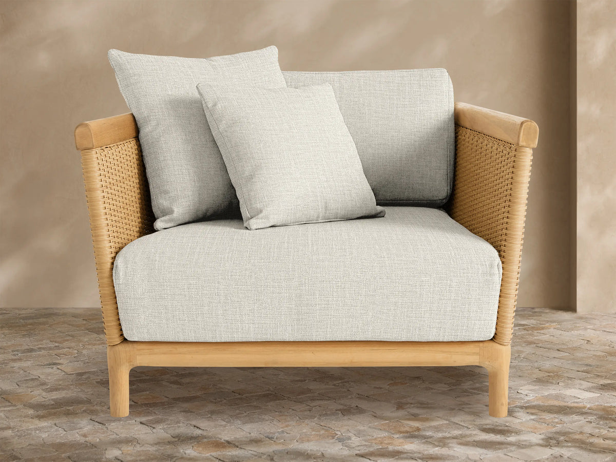 Puglia Outdoor Teak Lounge Chair