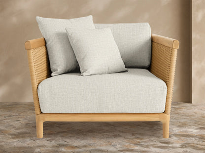 Puglia Outdoor Teak Lounge Chair