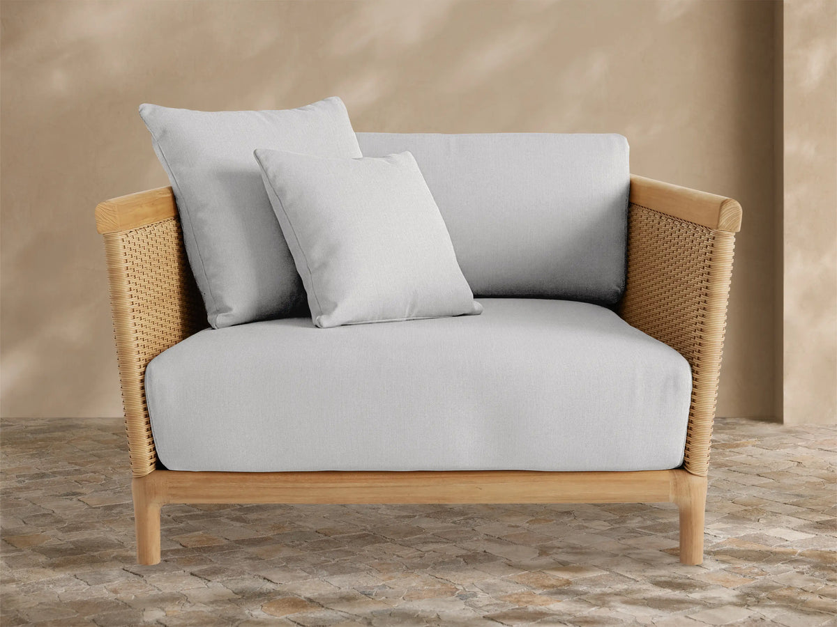 Puglia Outdoor Teak Lounge Chair