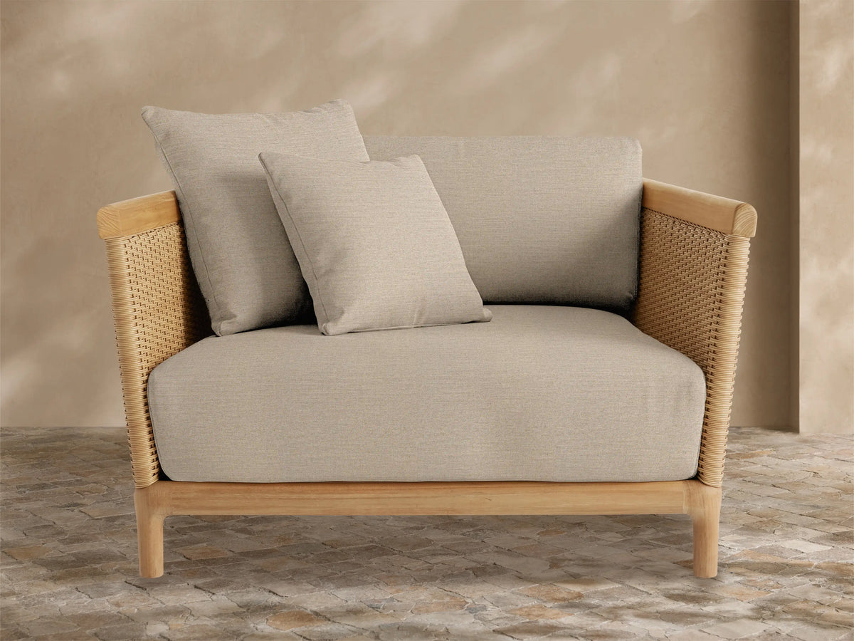 Puglia Outdoor Teak Lounge Chair