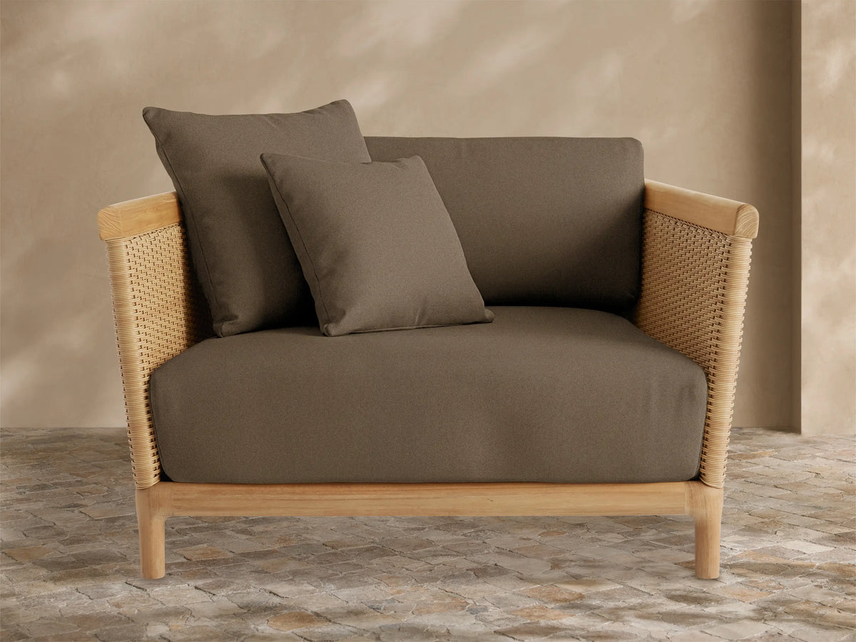 Puglia Outdoor Teak Lounge Chair