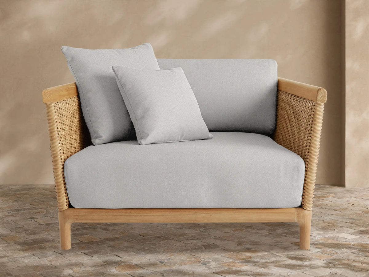 Puglia Outdoor Teak Lounge Chair