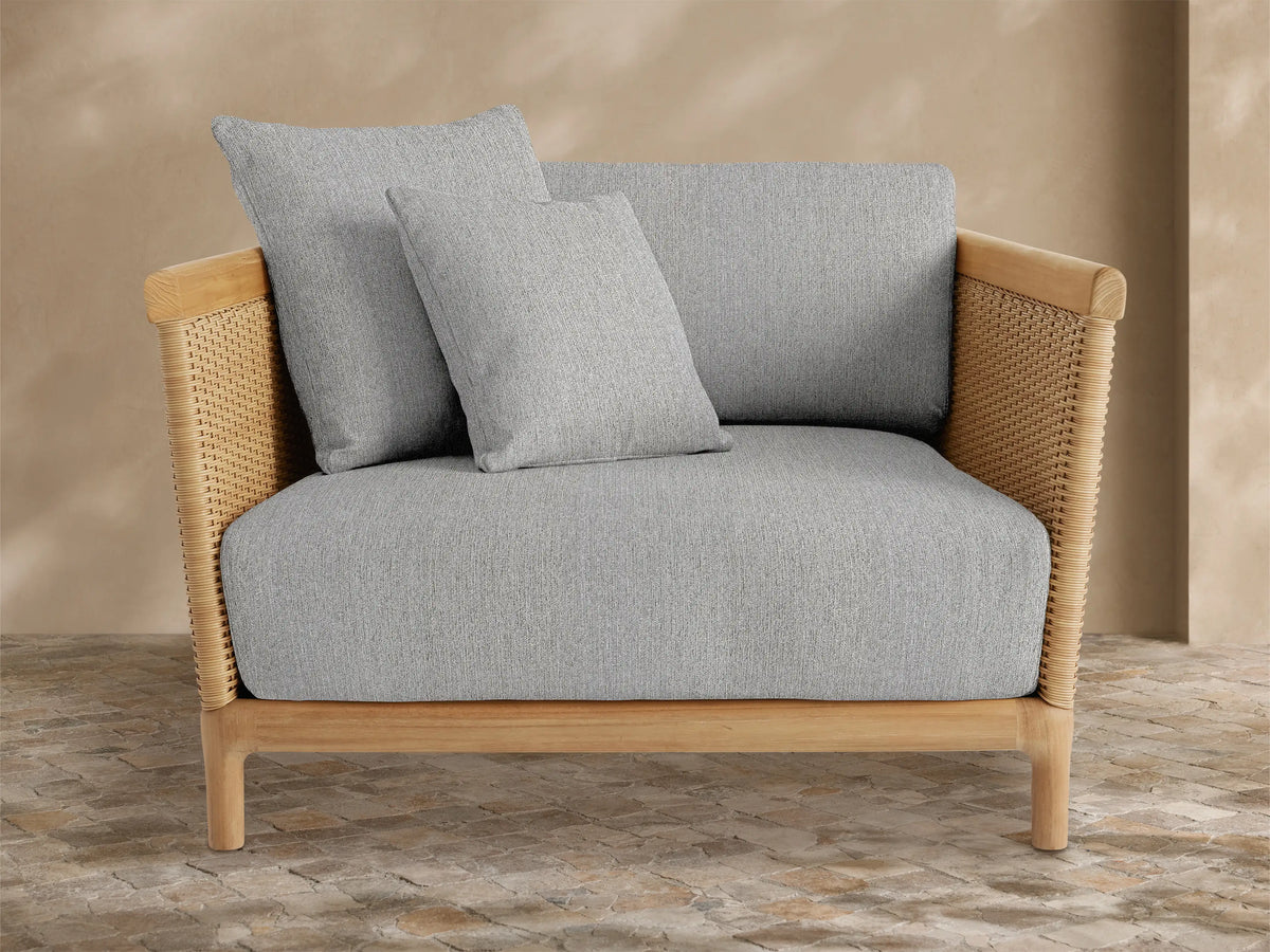 Puglia Outdoor Teak Lounge Chair