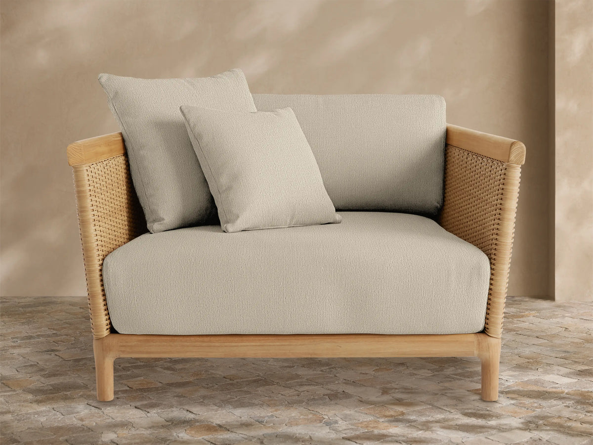 Puglia Outdoor Teak Lounge Chair
