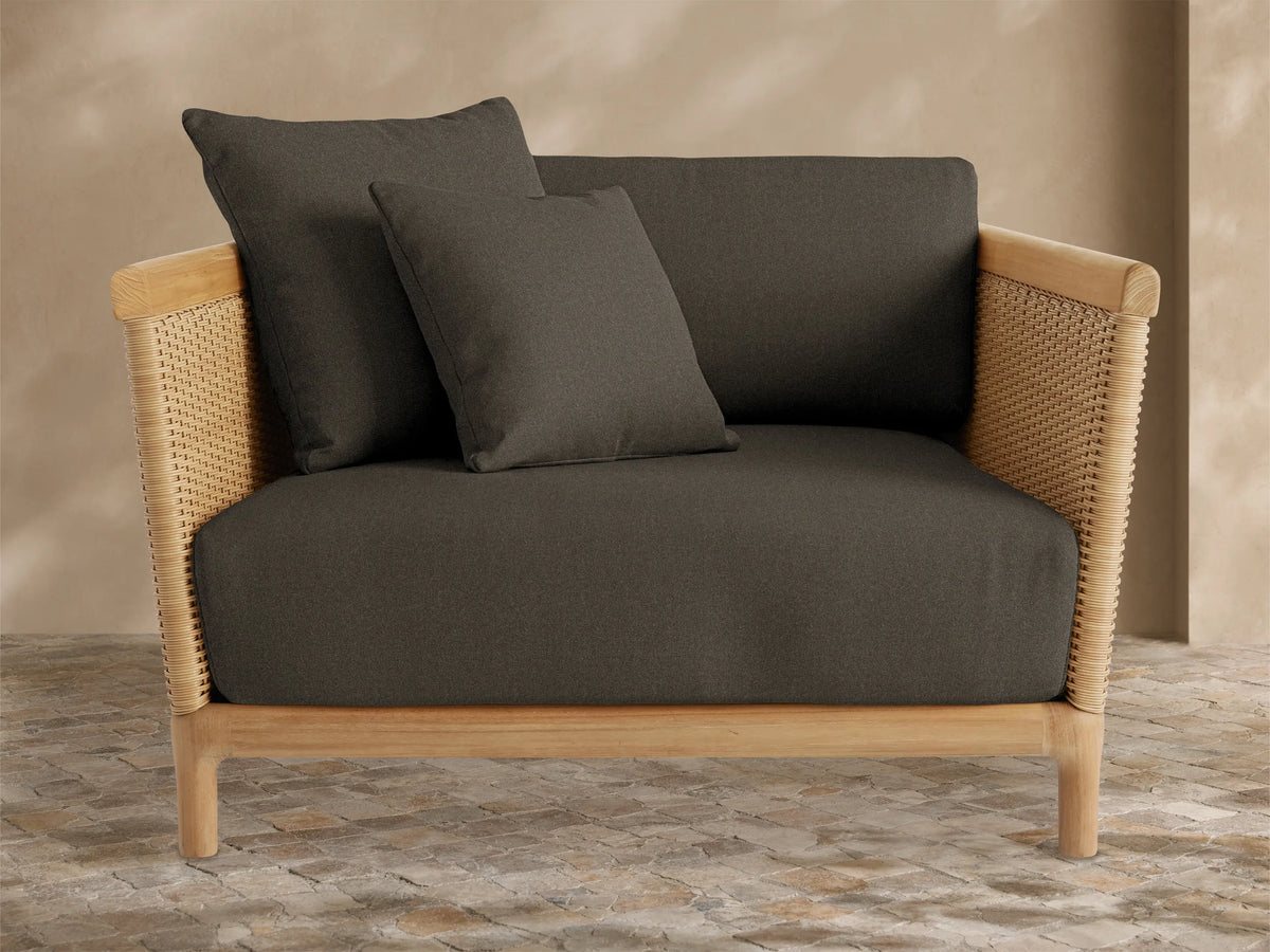 Puglia Outdoor Teak Lounge Chair
