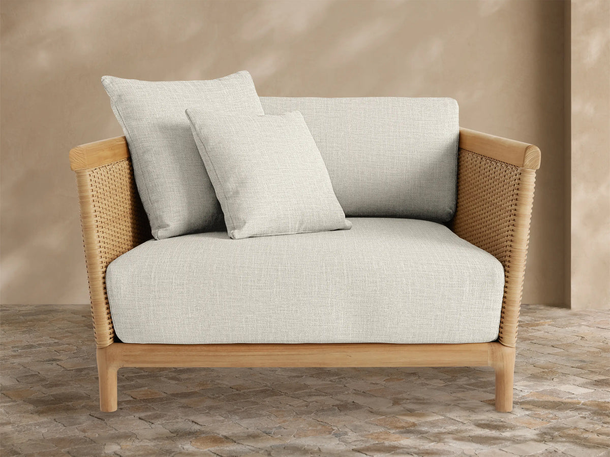Puglia Outdoor Teak Lounge Chair