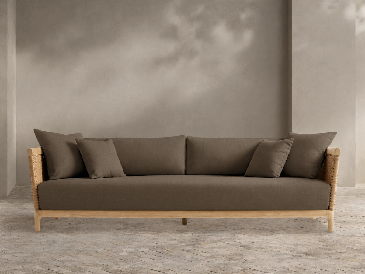 Puglia Outdoor Teak Sofa