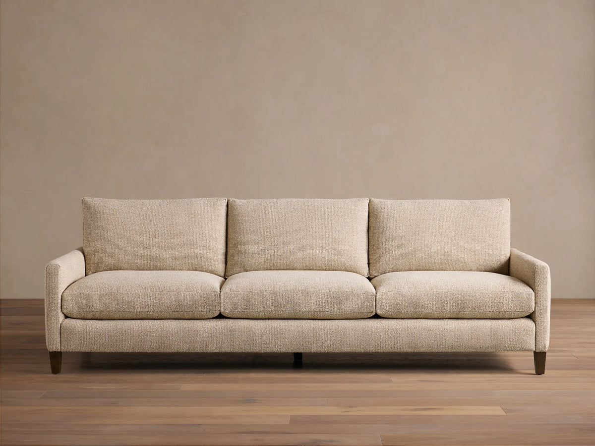 Kipton Slim Arm Elevated Three-Cushion Sofa