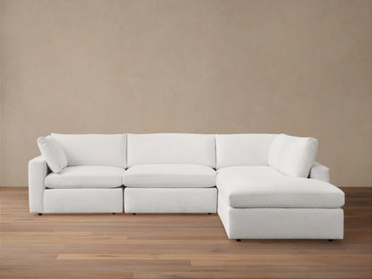 Beale Four-Piece Bumper Sectional