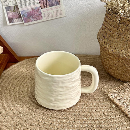 Agate Crest Textured Ceramic Mug