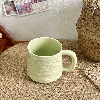Agate Crest Textured Ceramic Mug