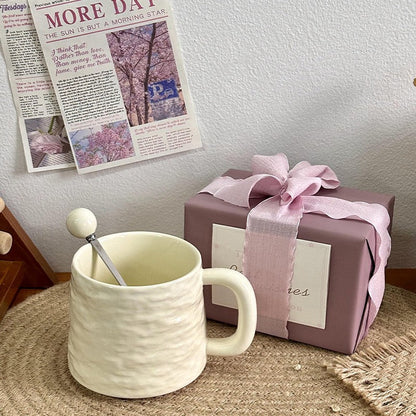 Agate Crest Textured Ceramic Mug
