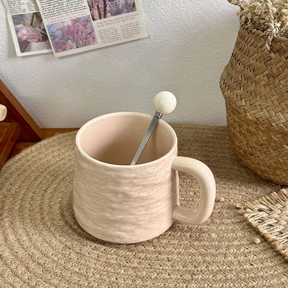 Agate Crest Textured Ceramic Mug