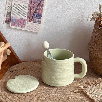 Agate Crest Textured Ceramic Mug