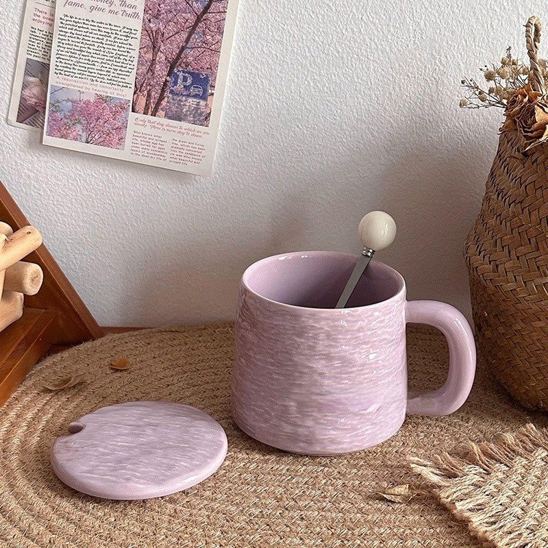 Agate Crest Textured Ceramic Mug