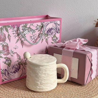 Agate Crest Textured Ceramic Mug