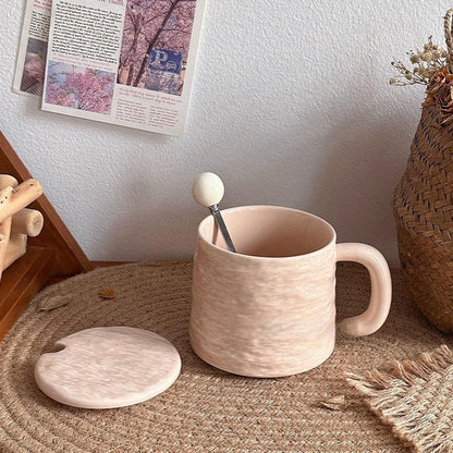 Agate Crest Textured Ceramic Mug