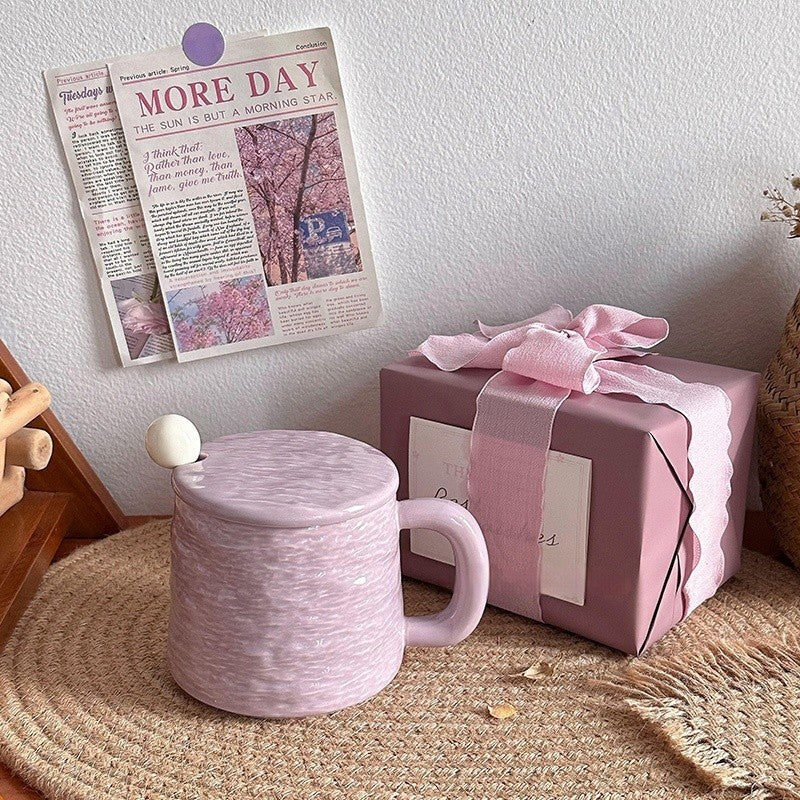 Agate Crest Textured Ceramic Mug