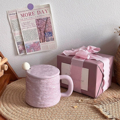 Agate Crest Textured Ceramic Mug