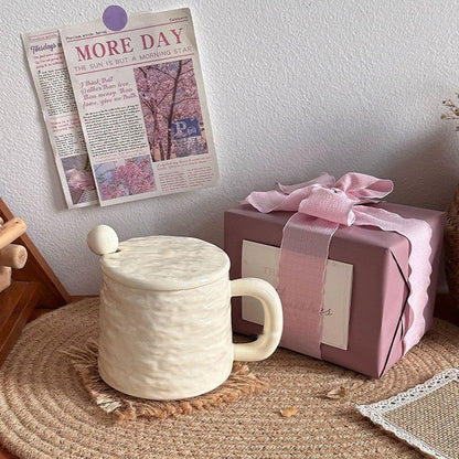 Agate Crest Textured Ceramic Mug