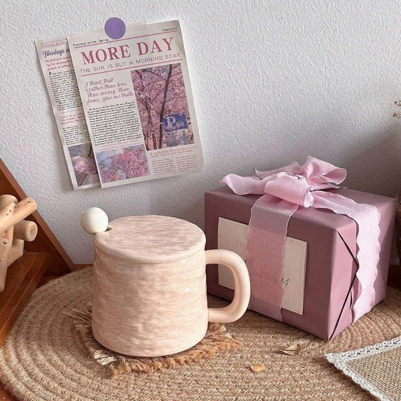 Agate Crest Textured Ceramic Mug