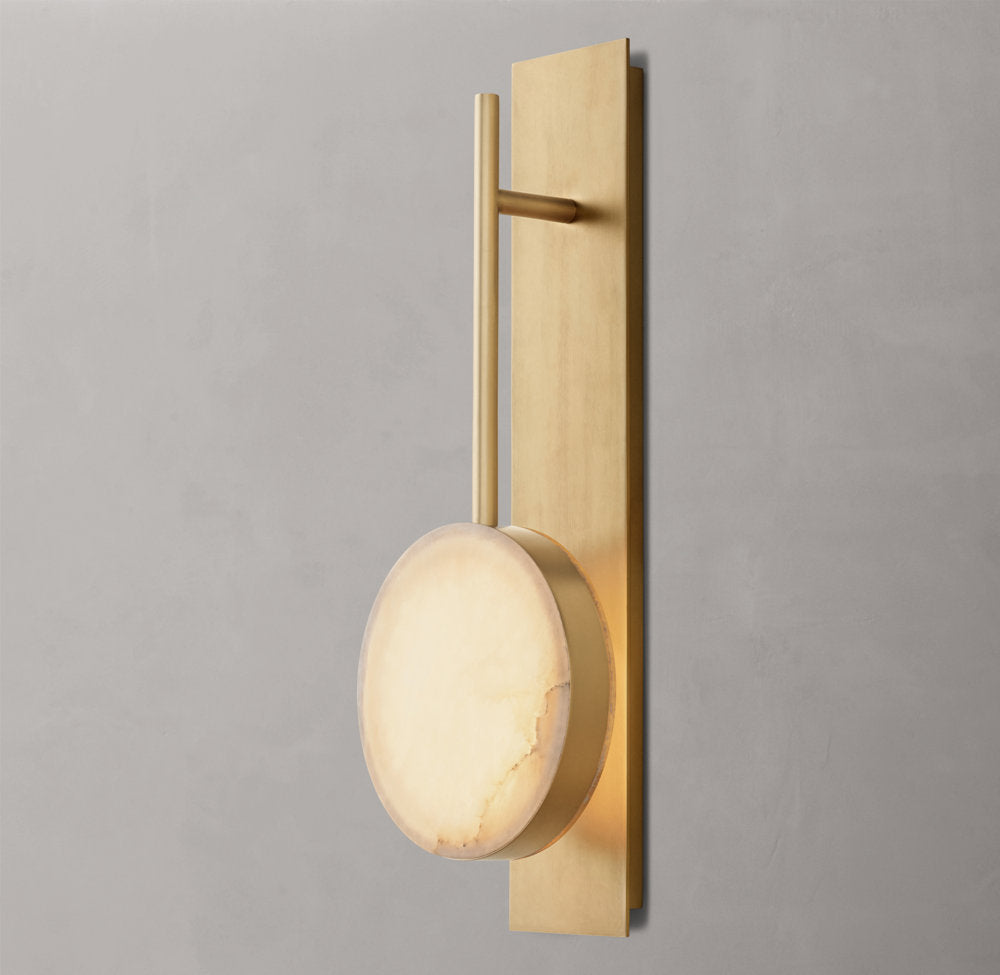 Alabaster Blade LED Wall Light