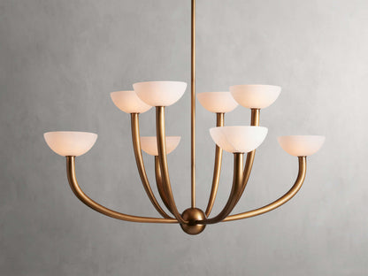 Alabaster Branch Ring Chandelier