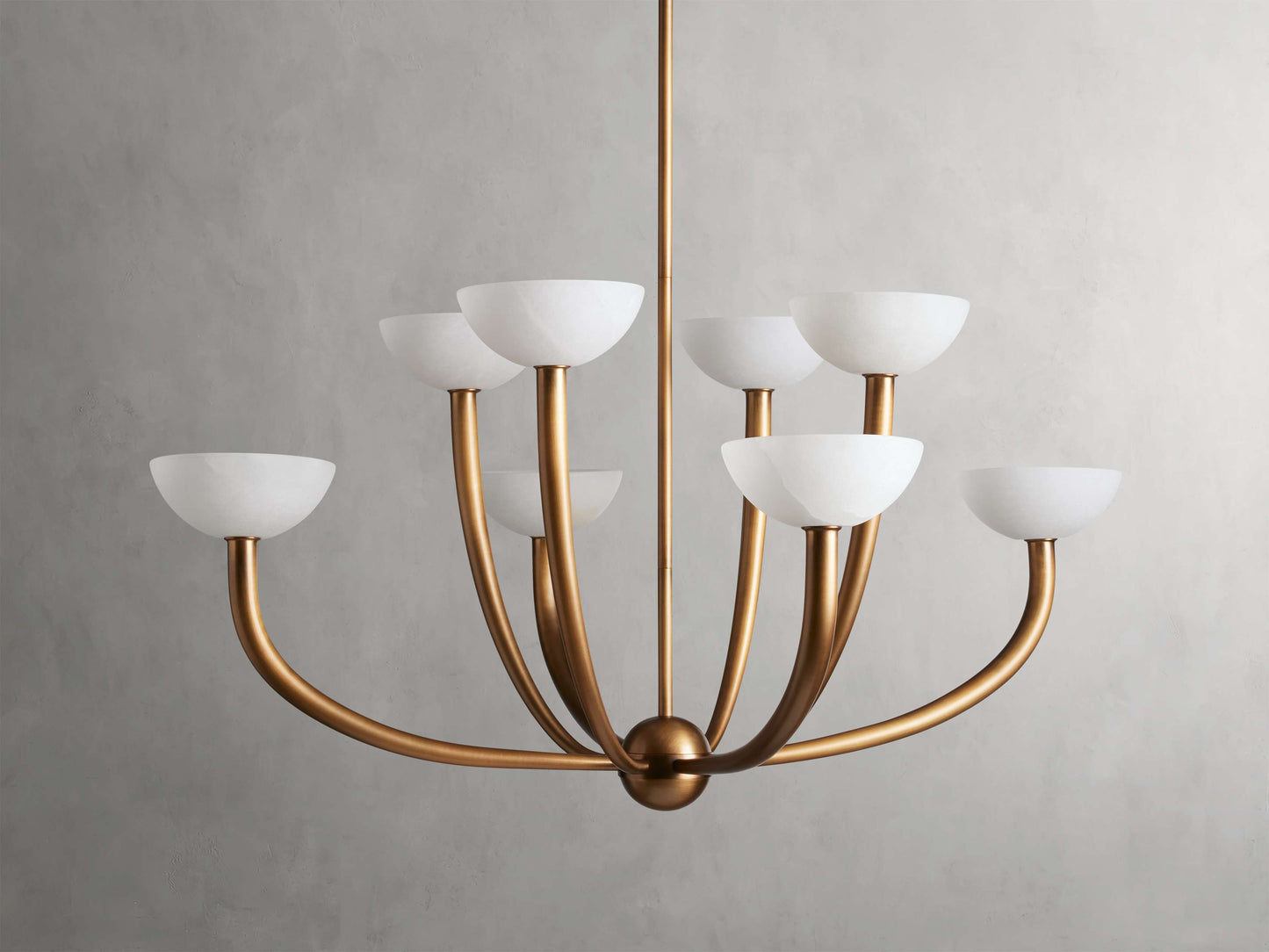 Alabaster Branch Ring Chandelier