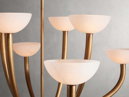 Alabaster Branch Ring Chandelier