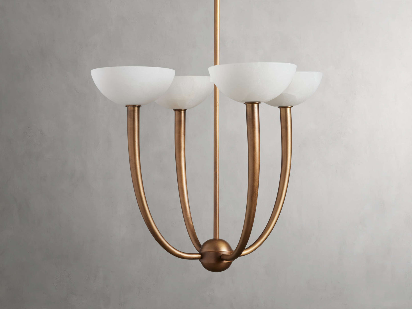 Alabaster Branch Ring Chandelier