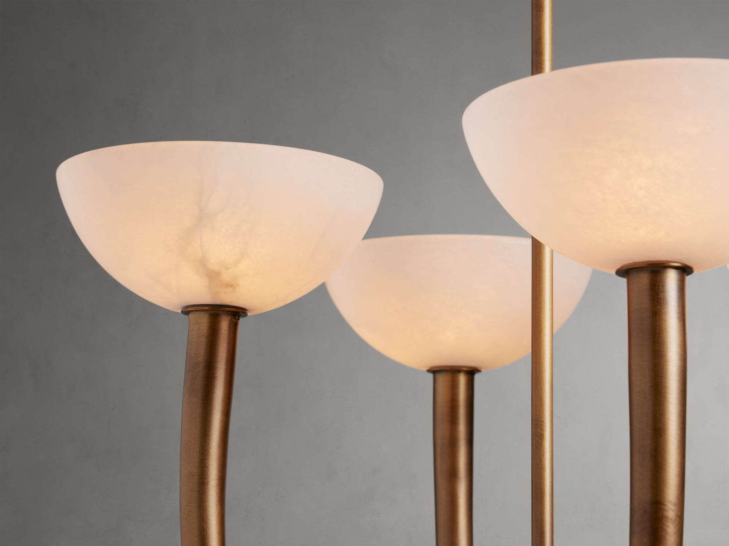 Alabaster Branch Ring Chandelier