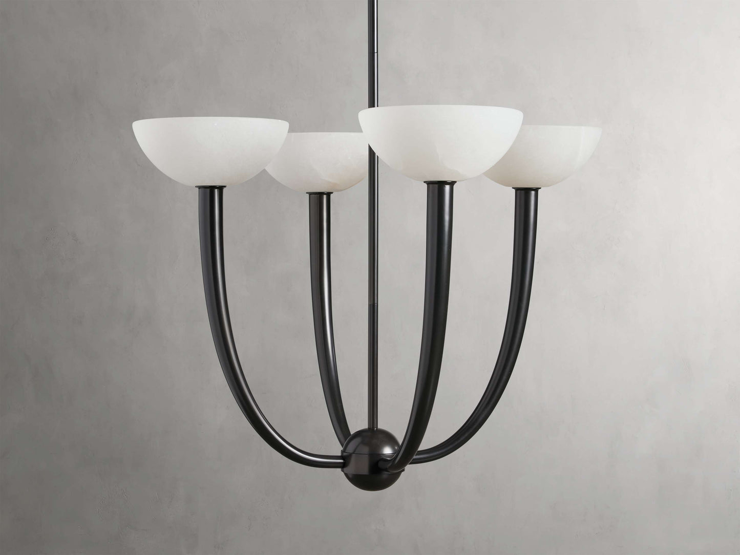 Alabaster Branch Ring Chandelier