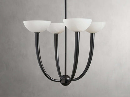 Alabaster Branch Ring Chandelier