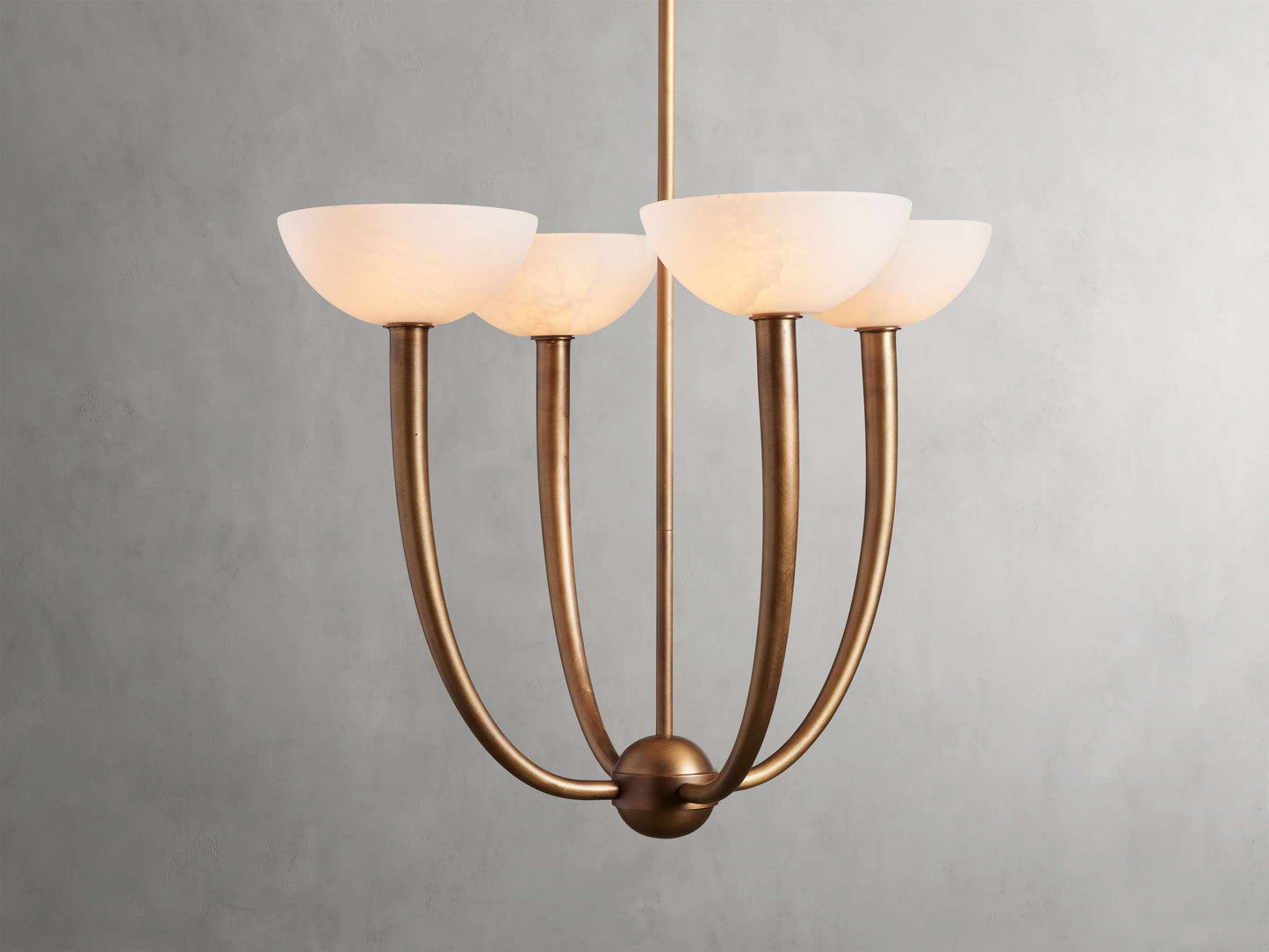 Alabaster Branch Ring Chandelier