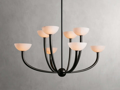 Alabaster Branch Ring Chandelier
