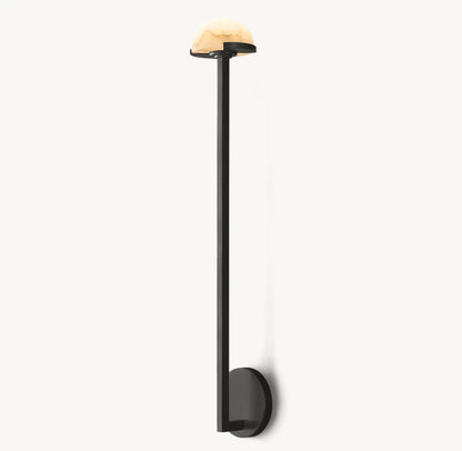 Alabaster Hemisphere LED Wall Light