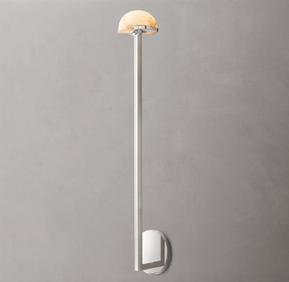 Alabaster Hemisphere LED Wall Light