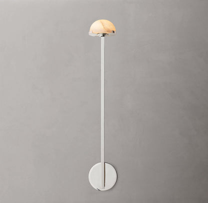 Alabaster Hemisphere LED Wall Light
