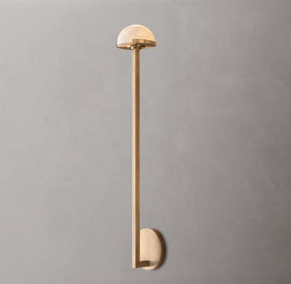 Alabaster Hemisphere LED Wall Light