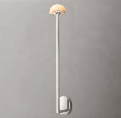 Alabaster Hemisphere LED Wall Light