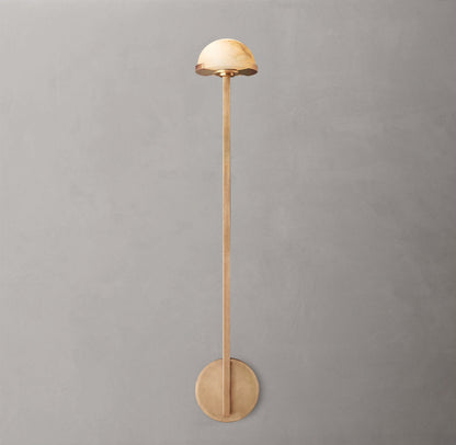 Alabaster Hemisphere LED Wall Light