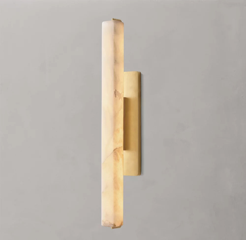 Alabaster Prism LED Wall Light