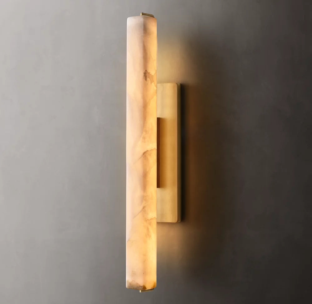 Alabaster Prism LED Wall Light