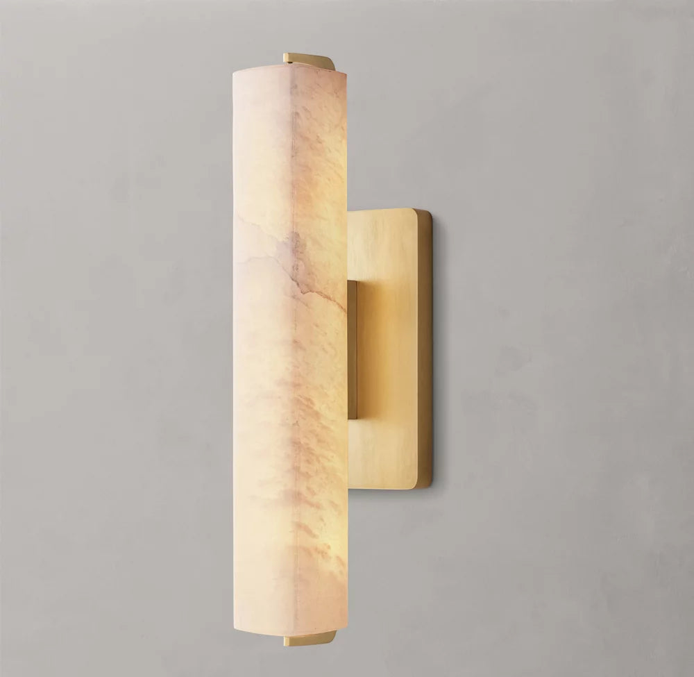 Alabaster Prism LED Wall Light