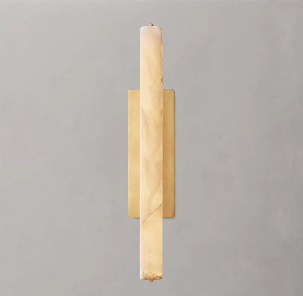 Alabaster Prism LED Wall Light
