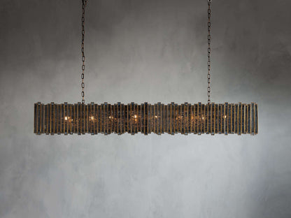 Antiqued Mirror Lantern Chandelier