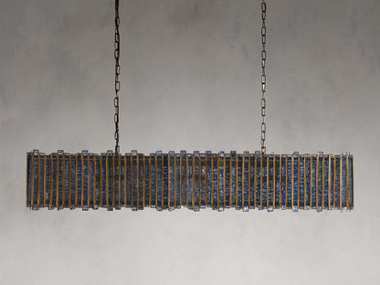 Antiqued Mirror Lantern Chandelier