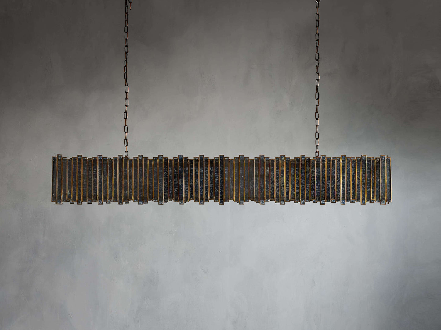 Antiqued Mirror Lantern Chandelier